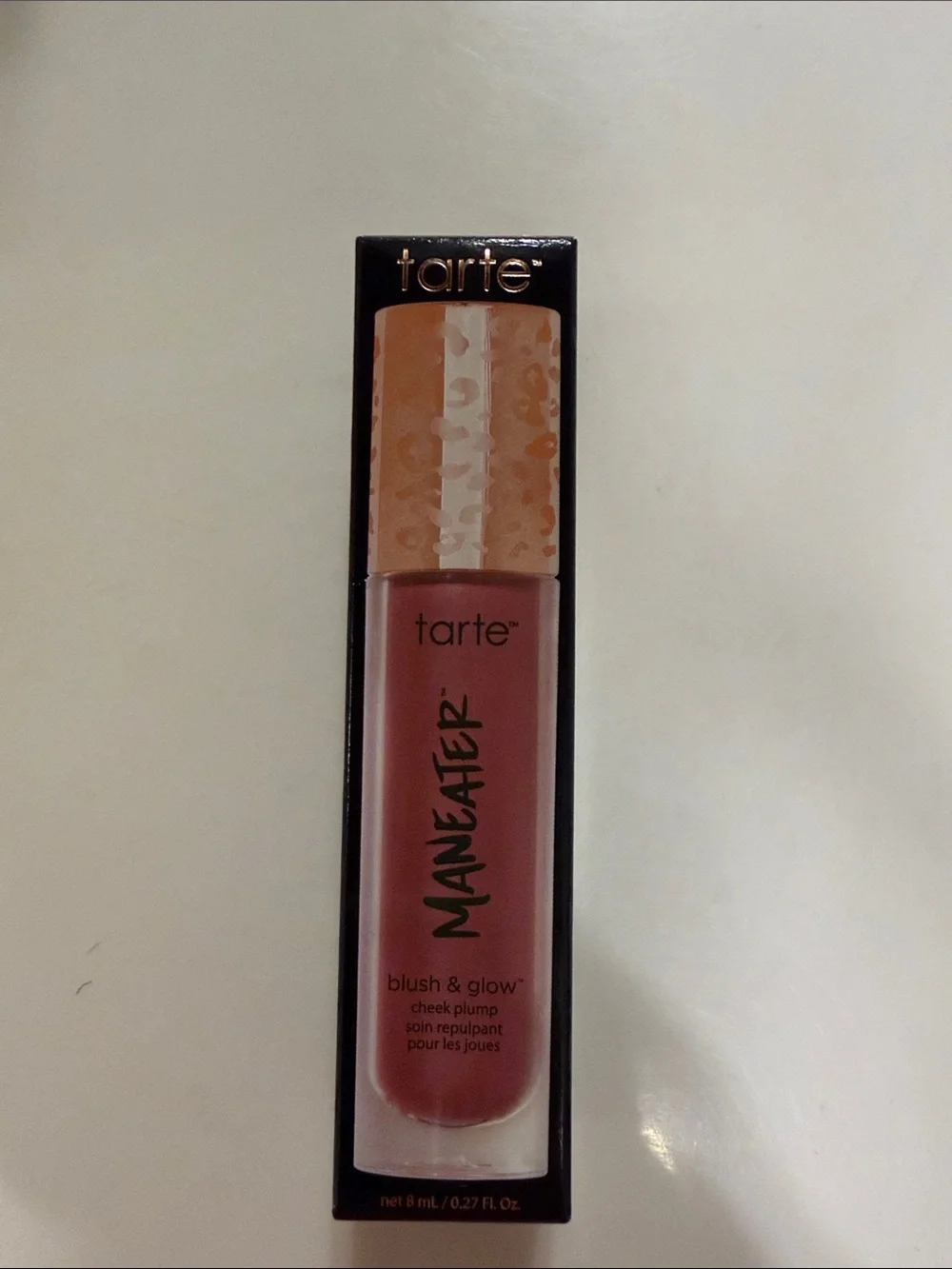 tarte Maneater Blush & Glow Cheek Plump - Raspberry NEW IN BOX